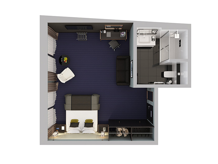 Montcalm Suite Floorplan